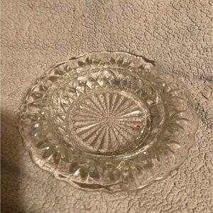 Clear Glass Decorative Plate/Bowl
